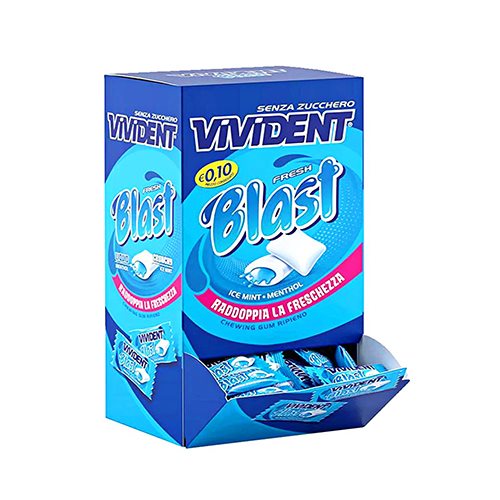 VIVIDENT FRESH BLAST BLUE MONOPEZZO X200 NEW